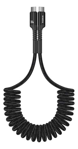Cable Baseus C A C- Carga Rápida 100w Flexible - 1 Metro