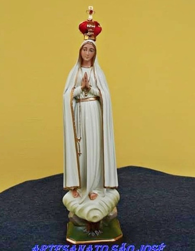 Nossa Senhora De Fátima 28 Cm Resina