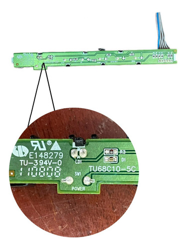 Placa Teclado Monitor Flatron E1641s-pn E1641s Tu68c10-5c (Usado)