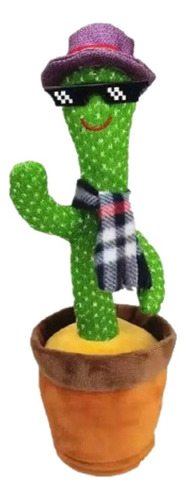 Juguete Cactus Bailarin Imita Y Habla Voz Repetidor Bebes 