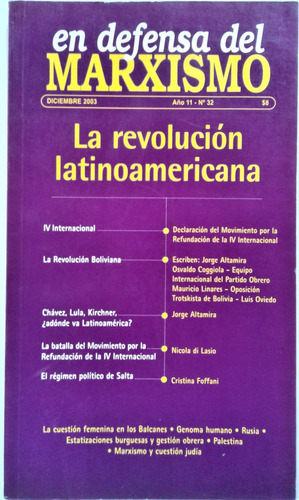 En Defensa Del Marxismo La Revolucion Latinoamericana - 2003