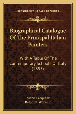 Libro Biographical Catalogue Of The Principal Italian Pai...