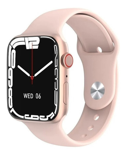 Relógio Smartwatch Masculino Feminino W27 Max Série7 Nfc Caixa Rosa