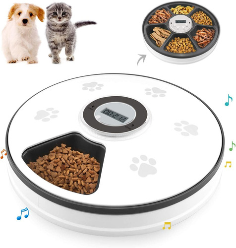 Chintu Alimentador Automático Para Gatos, Dispensador Automá