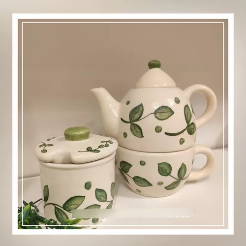 Tetera de Porcelana Tea For One- Té+Thé® - Tea Shop Hebras y Blen