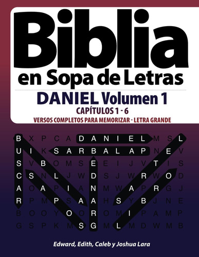 Libro Biblia Sopa Letras - Daniel Volumen 1 - Capítulo