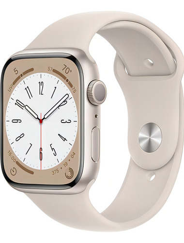 Apple Watch Series 8 Com Gps De 45 Mm M/l - Starlight