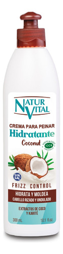 Crema Para Peinar Hidratante Coconut Nat - mL a $95