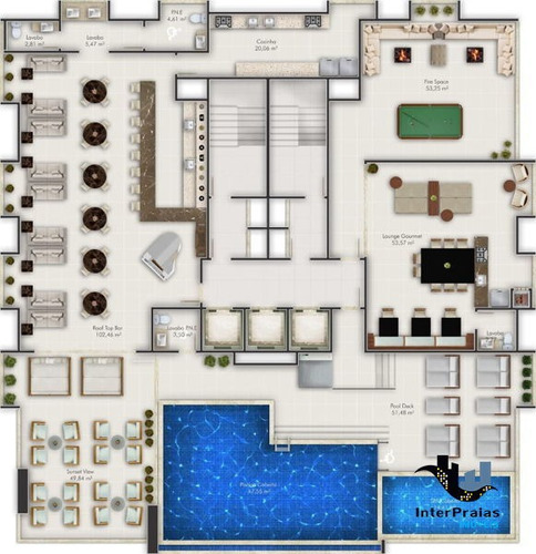 Imagem 2 de 13 de Apartamento Flat Com 1 Quarto No Flats For Seasons - 297997-v