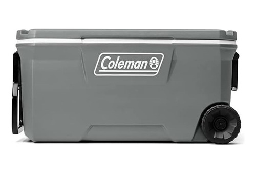 Hielera Rodante 100 Qt C/tapa Resistente Gris Coleman