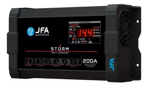 Fonte Automotiva Jfa Storm 200a 3000w Para Carro/caminhonete