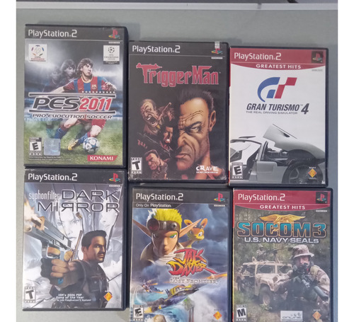 Pack 6 Juegos Originales Ps2 