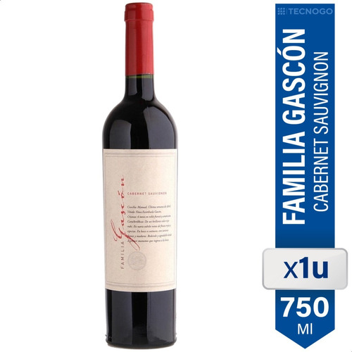 Vino Familia Gascon Cabernet Sauvignon Tinto 750ml