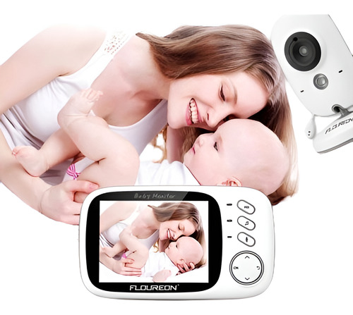 Nuevo 3,2  Inalámbrico Bebé Monitor 2 Forma Charla Video Cám