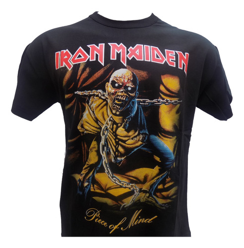 Remera De Iron Maiden Piece Of Mind Rockería Que Sea Rock