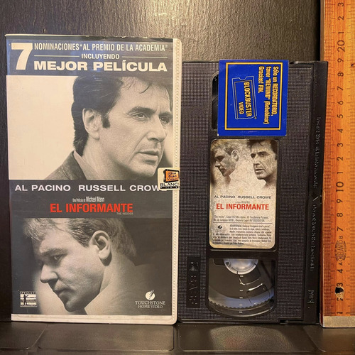 Vhs El Informante Con Al Pacino Con Subtitulos En Español (Usado)