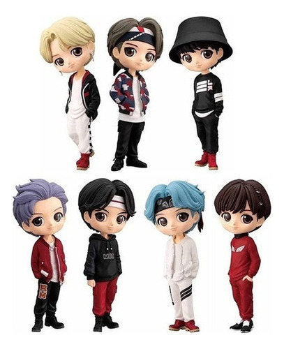 7 Unids/set Bangtan Boys Grupos Figuras De Acción Bts Juguet