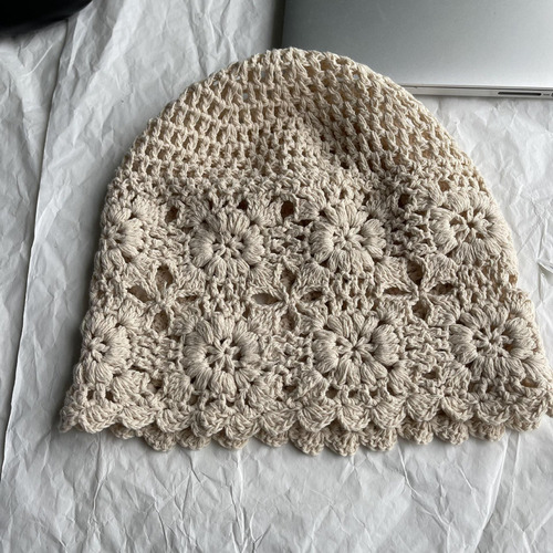 Gorro Tejido A Crochet Hecho A Mano A La Moda Para Mujer