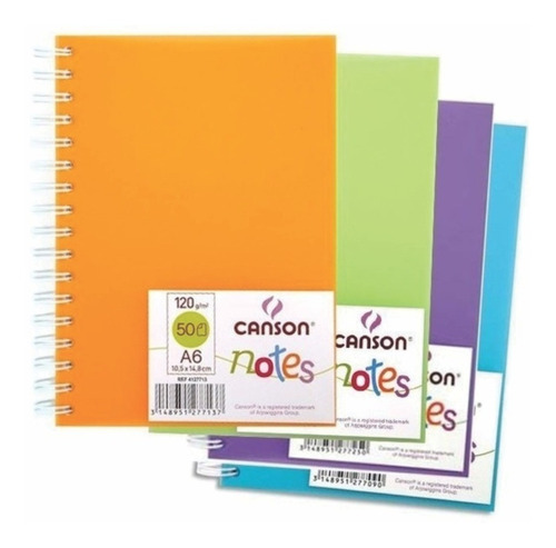 Cuaderno Notas 120 Gr A6 - 50 Hj Polipropileno