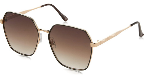 Jessica Simpson J6094 Modern Womens Hexagonal Metal Gafas De