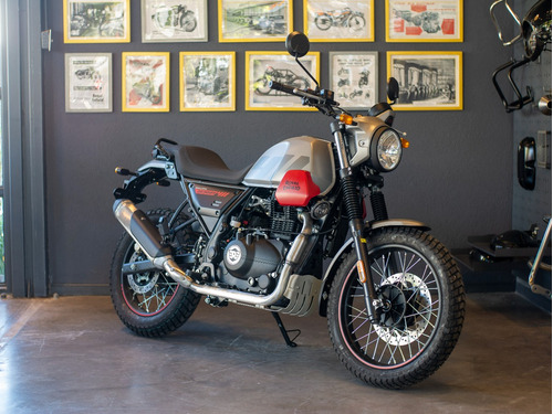 Imagen 3 de 25 de Royal Enfield Scram 411 Graphite Red Entrega Inmediata