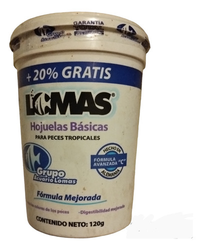 Lote 12 Alimento Hojuelas Básicas Lomas 120gr