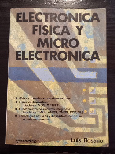 Electrónica Física Y Microelectrónica ][  Rosado | Paraninfo