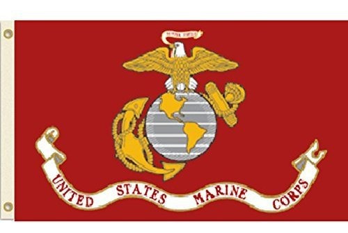 Bandera De La Bandera De La Infantería De Marina De Us 2 x 3
