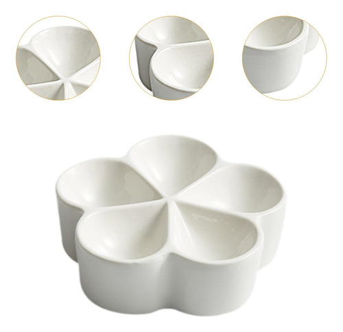 Plato De Cerámica Para Aperitivos Y Postres 5,5 Pulgadas