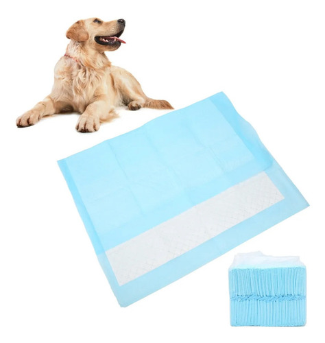 Imagen 2 de 8 de Sabanillas Para Perros 60x60 Cm Pañales Para Perros 100 Unid