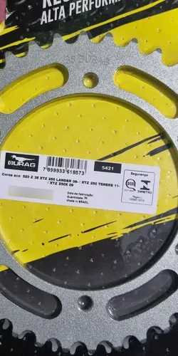 Coroa Durag 38 Dentes Xtz 250 Lander Ténéré 250 - Passo 520