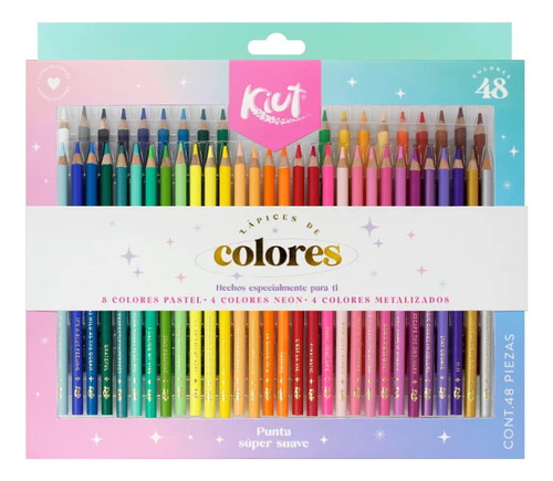 Lapices De Colores Kiut X 48 Norma