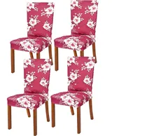 Comprar Cobertores Fundas Sillas Comedor Set De 4 Flores