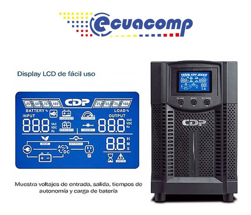 Ups Cdp On-line De 2000va 2000w 8 Tomas 220v