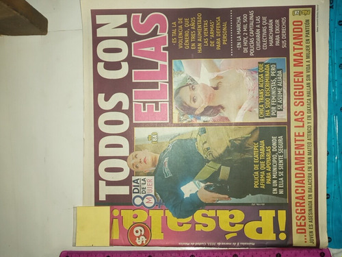 Revista Periodico Pasala No.3752 Miércoles 08/03/23 (Usado)
