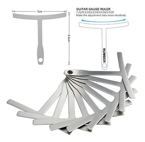 Medidor De Radio Inferior De La Guitarra Constructor De