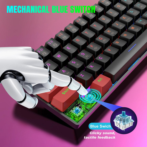 Teclado Para Juegos Accesorio Portátil Mini Teclado Para