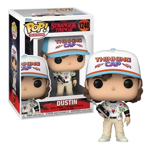 Boneco Funko Pop Dustin Hellfire Club 1240 - Stranger Things