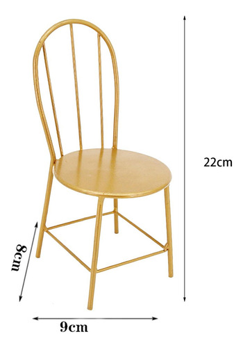 Taburetes De Silla De Comedor De Metal Compatible Con Dorado