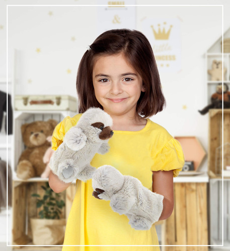 Marioneta De Mano De Peluche Dollibu Perezoso Para Niños