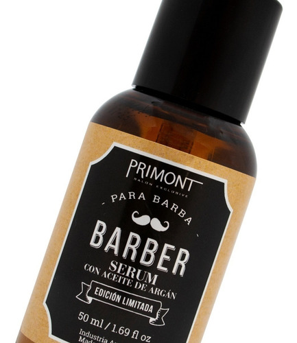 Primont Barber Serum Barba Aceite Argan Barberia X 50ml