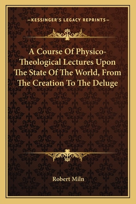Libro A Course Of Physico-theological Lectures Upon The S...