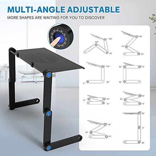Mesa De Soporte Para Computadora Portátil Extra Ancha Y