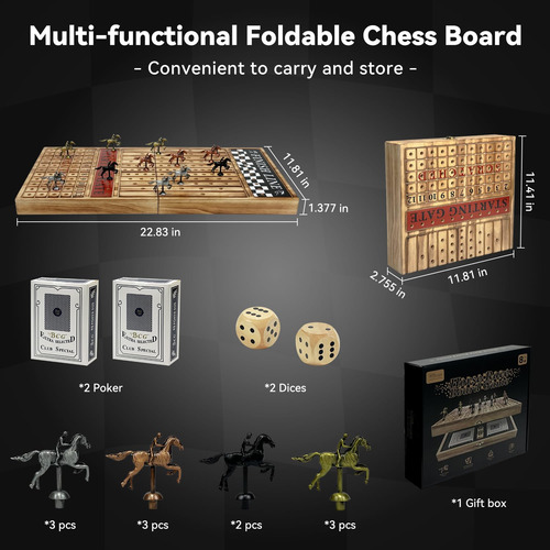 Juego De Mesa De Carreras De Caballos Bznota, Tamaño Grande,