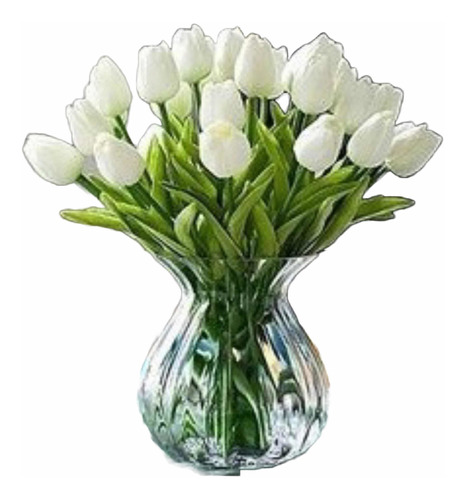 24 Tulipanes Artificiales Deco Eventos Premium