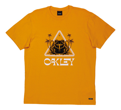 Camiseta Masculina Oakley Psy Frog Triangle Print Tee
