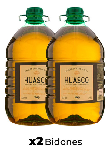 Aceite De Oliva Extra Virgen Huasco 2 X 5000 Ml