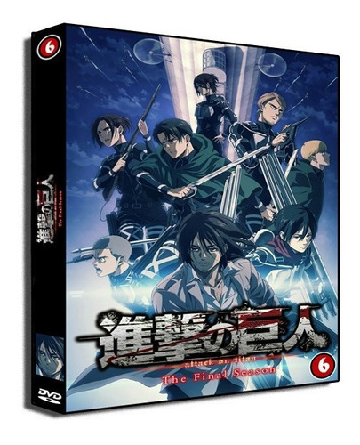 Shingeki No Kyojin [temporada Final] [completa] [dvd]