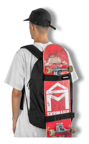 Mochila Hocks Skate Preto