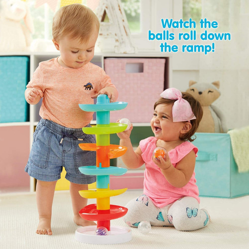 Kidoozie Whirl N Go Ball Tower - Juguete Interactivo De Des